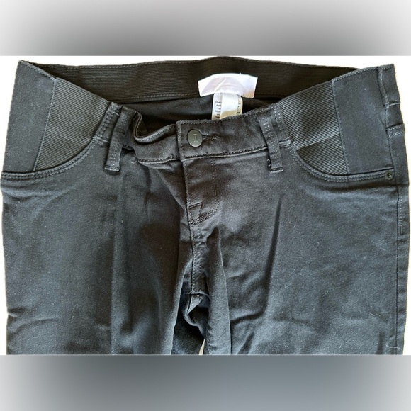 Isabel Maternity Black Skinny Pants - Picture 3 of 7